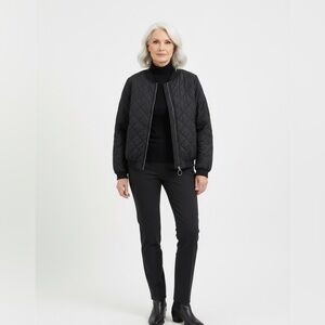 Black Quilted Jacket